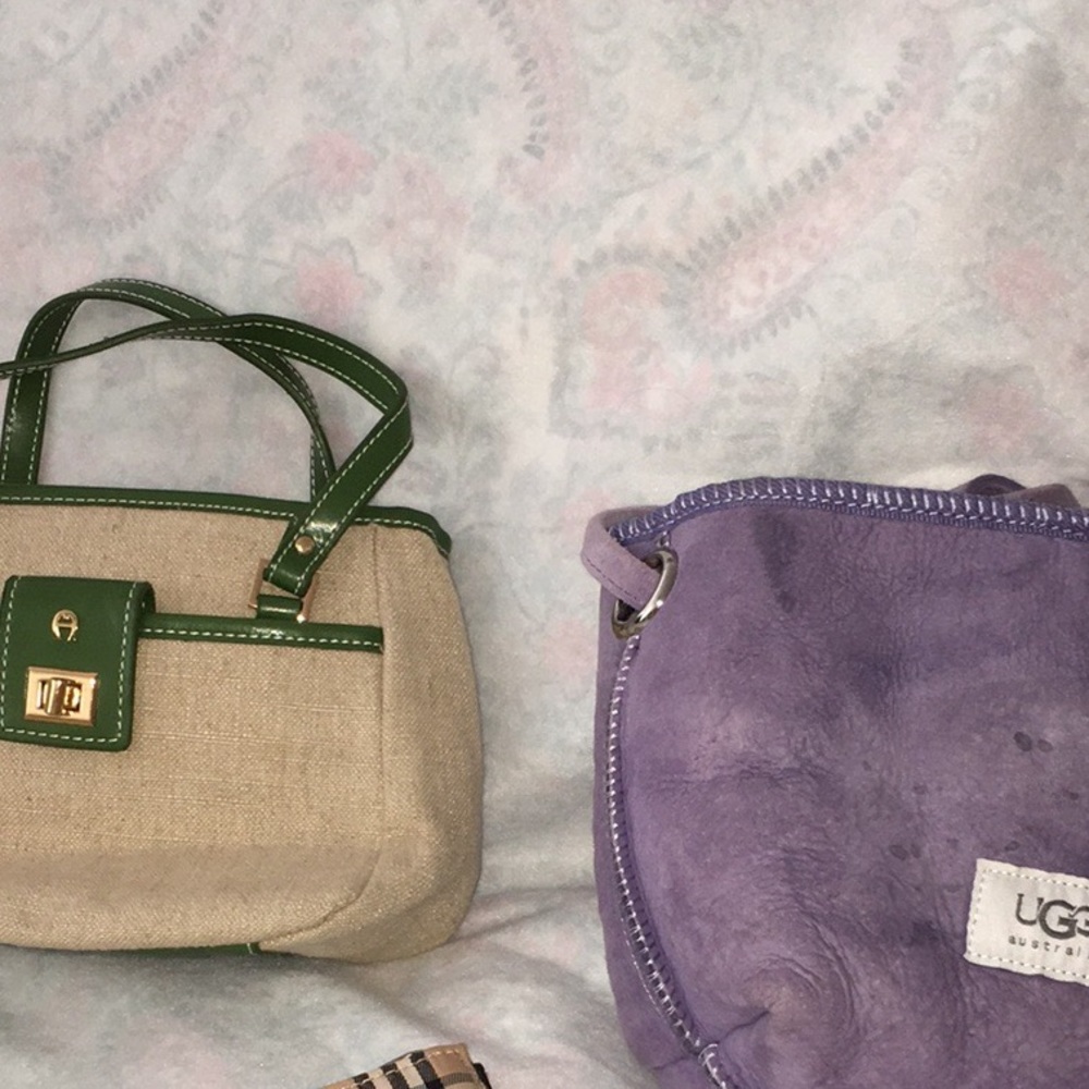 3 handbags UGG Etienne aigner new and wallet - Picture 1 of 4